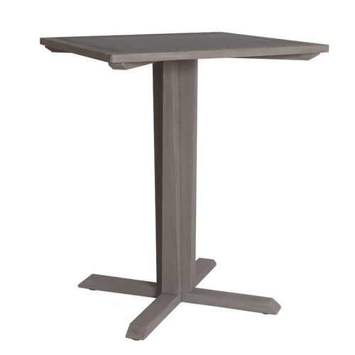 Contemporary high bar table - SKAAL - LES JARDINS - ceramic / marble / metal base