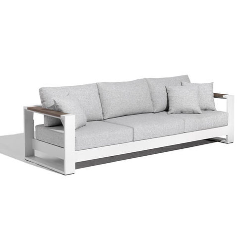 Contemporary sofa - RANCHO - LES JARDINS - garden / fabric / with armrests