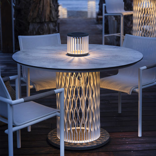 Illuminated table - CADIX - LES JARDINS - contemporary / HPL / aluminum base