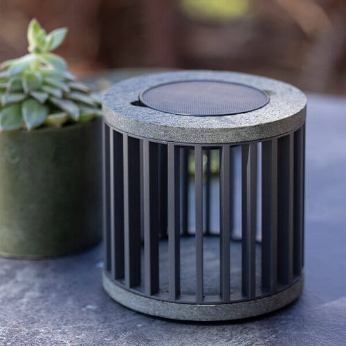 Table lamp - HALO - LES JARDINS - aluminum / contemporary / rechargeable