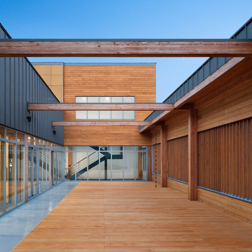 Wooden deck board - THE NATIONAL INSTITUTE OF FOREST SCIENCE - Accsys Technologies - wood look / for public building / sustainable
