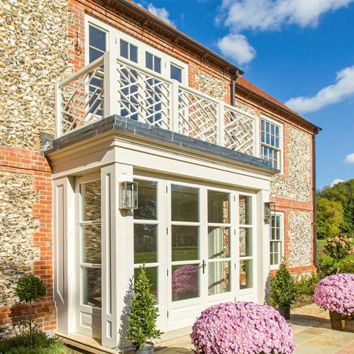 Exterior door - BERKSHIRE PROPERTY - Accsys Technologies - wooden / folding / contemporary