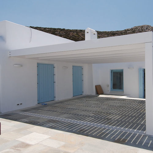 Entry door - PAROS - Accsys Technologies - wooden / folding / traditional