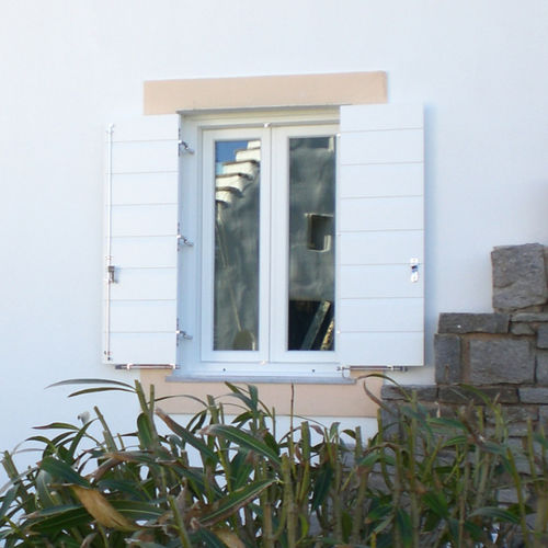 Wooden window - PAROS - Accsys Technologies - casement / double leaf / 1 leaf