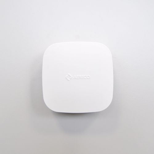 CO2 detector - S-CO2 - Aereco Ventilation Limited - wall-mounted / ceiling-mounted / white