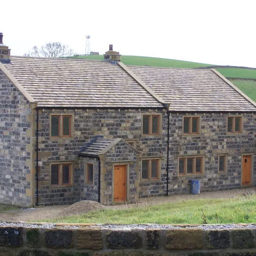 Plain roof tile - OLD QUARRIED - Aggregate Industries - flat / clay / gray