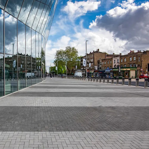Concrete paver - URBANPAVE   - Aggregate Industries - outdoor / smooth / slate look