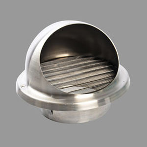 Stainless steel ventilation grill - 52644501 - Airflow Developments - round / exterior