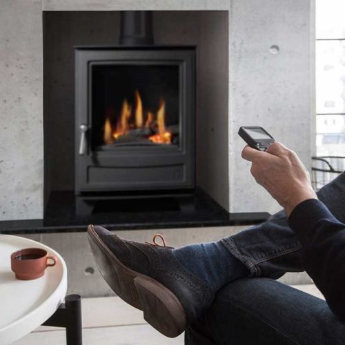 Gas heating stove - ECOBURN - Arada - Aarrow - 0 - 5 kW / multi-fuel / free-standing