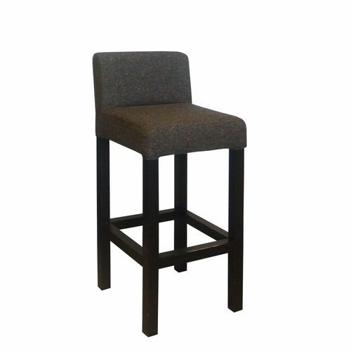 Contemporary bar chair - Cappuccino - PH Collection - indoor / fabric / beech base