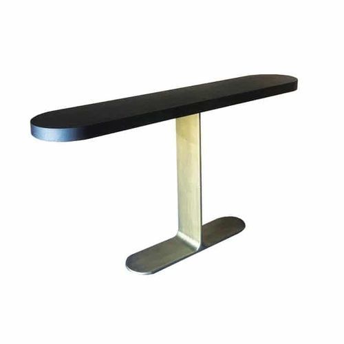 Contemporary sideboard table - Wax - PH Collection - oak / steel base / oval