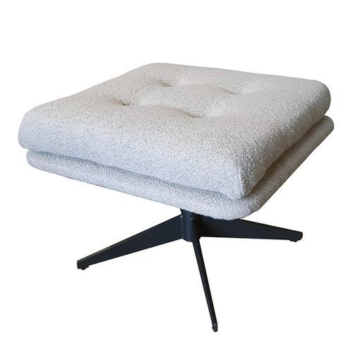 Contemporary footrest - Giro - PH Collection - fabric / metal