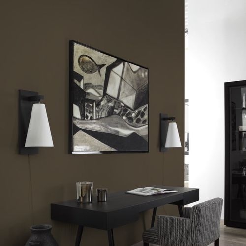 Contemporary wall light - Joker - PH Collection - indoor / wooden / conical