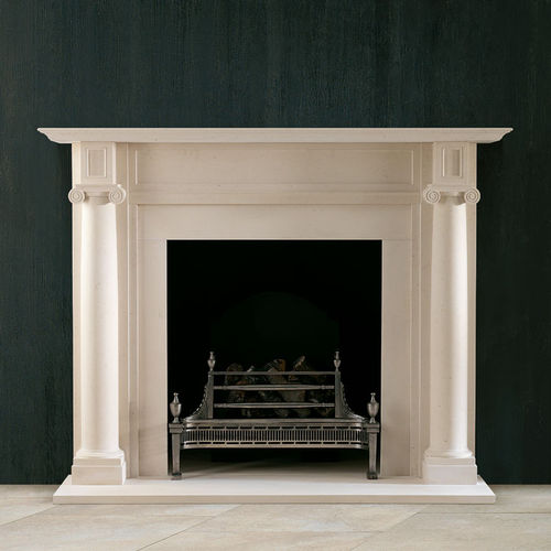 Traditional fireplace mantel - THE FAIRFAX  - Chesneys - limestone