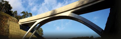 Reinforced concrete bridge - INFRASTRUCTURE WORKS - Cornish Concrete Products  - road / precast