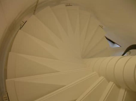 Spiral staircase - Cornish Concrete Products  - concrete step / concrete frame / contemporary
