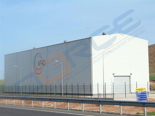 Industrial warehouse - LOGISTICS WAREHOUSE FOR AFAD - DORCE Prefabricated Building & Construction Industry Trade Inc. 