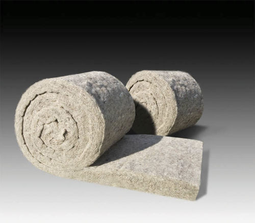 Thermal-acoustic insulation - THERMAFLEECE - Ecological Building Systems  - sheep wool / panel / without vapor barrier