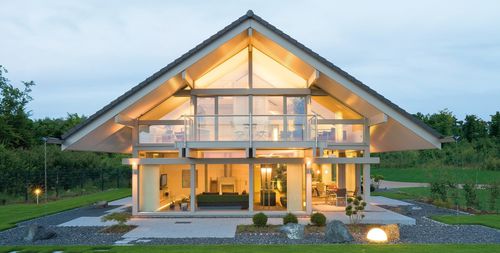Prefab house - ART 4 SAMPLE 5 - Huf Haus  - eco-friendly / contemporary / two-story