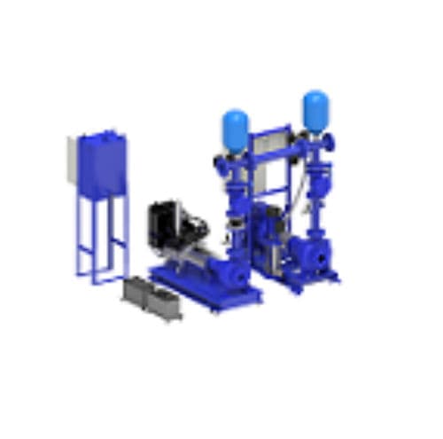 Water pump - GEM - LOWARA - with electric motor / metal