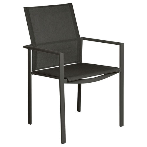 Contemporary dining chair - Mercury  - Barlow Tyrie - outdoor / Sunbrella® / stainless steel base