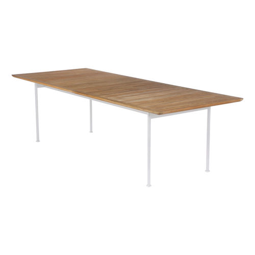 Contemporary dining table Layout Barlow Tyrie teak / powder