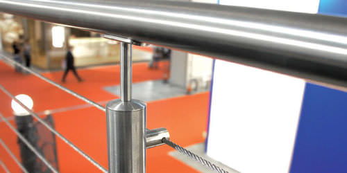 Metal railing - ROPE - AALCO METALS LIMITED - cable / indoor / for stair