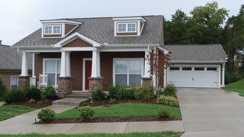 Wood shingle - SMARTSIDE® CEDAR - LP Building Products (Louisiana-Pacific Corp.)  - for facade cladding