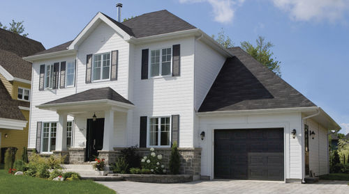 Panel cladding - CANEXCEL : RIDGEWOOD D-5™ - LP Building Products (Louisiana-Pacific Corp.)  - wooden / grooved