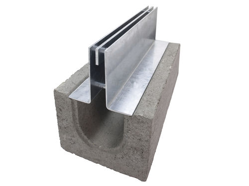 drainage channel with central slot - Marshalls plc 