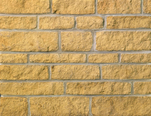 Brickwork cladding - COTSWOLD GOLD  - Marshalls plc  - natural stone / limestone / textured