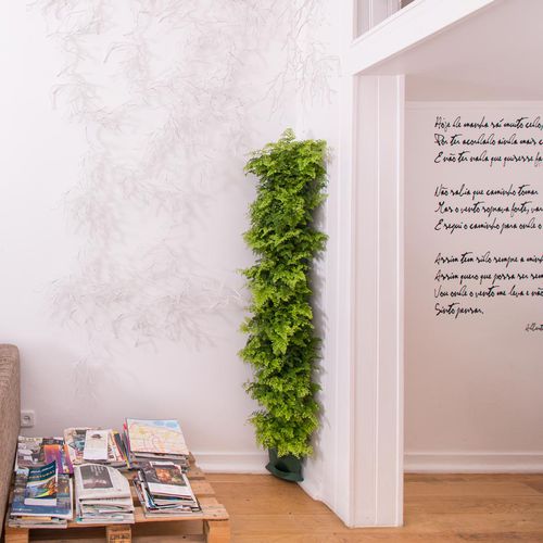 Plastic planter - MINIGARDEN CORNER COLUMN - Minigarden (Quizcamp SA) - modular / vertical / corner