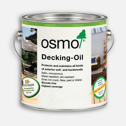 Wooden floor oil - DECKING-OIL 007 TEAK CLEAR - Osmo UK 