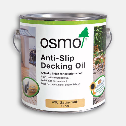 Wooden floor oil - ANTI-SLIP DECKING-OIL - Osmo UK 