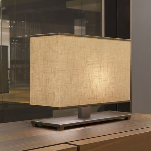 Table lamp - SYBIL HORIZONTAL - nahoor - fabric / contemporary / corded