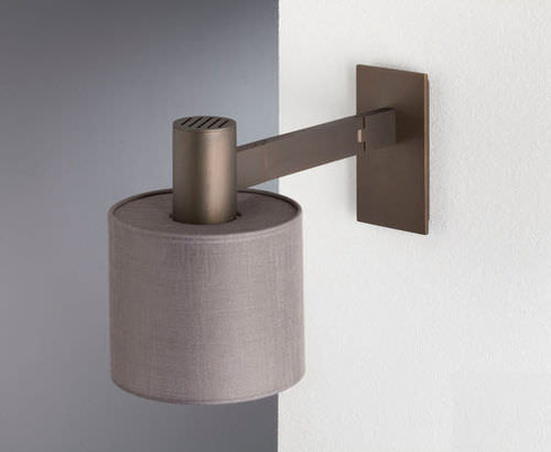 Contemporary wall light - MAHARI JOY - nahoor - indoor / fabric / round