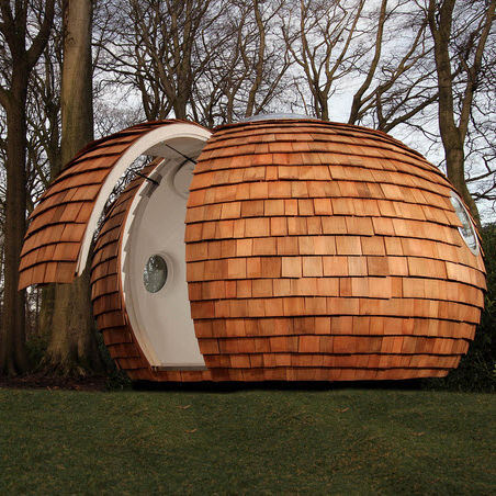 Prefab micro-house - FATPOD - archipod - design / composite material / eco-friendly