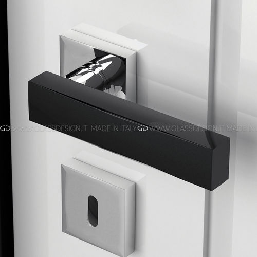 Door handle - Kymi Home - GLASS DESIGN Srl - brass / crystal / contemporary