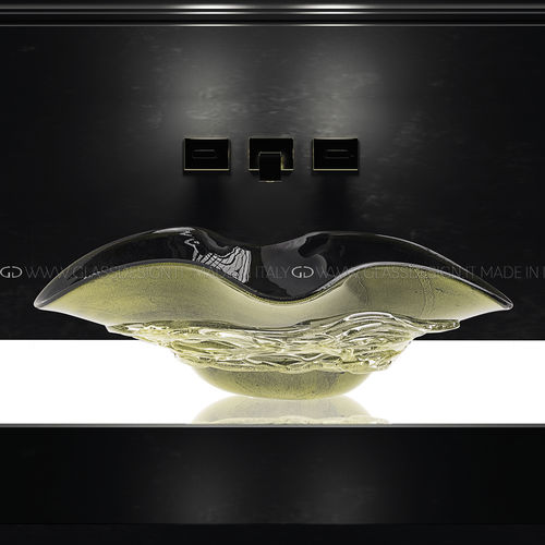 Countertop washbasin - Arte Murano Due - GLASS DESIGN Srl - Murano glass / customizable / handmade