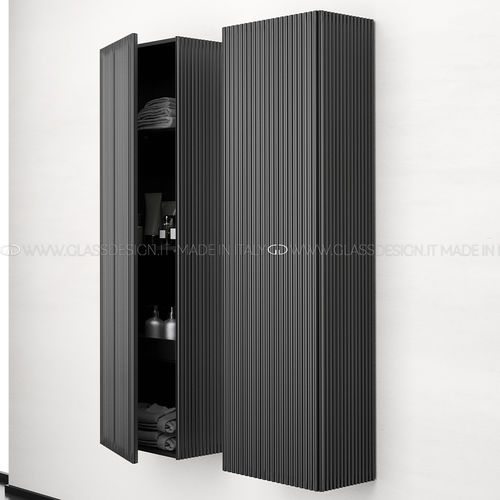 bathroom column cabinet - GLASS DESIGN Srl