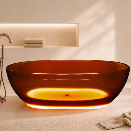 bathtub with light - GLASS DESIGN Srl