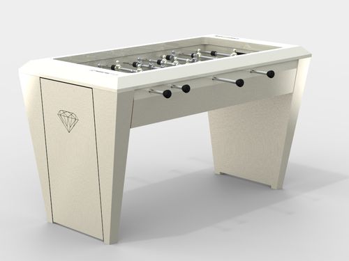 Contemporary foosball table - DIAMOND - EUROBILLARDS - home / commercial / stainless steel