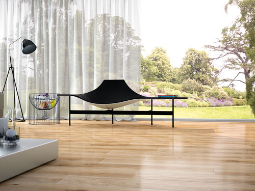 Porcelain stoneware tile - COPENHAGUE - APE - high-gloss / aged / indoor