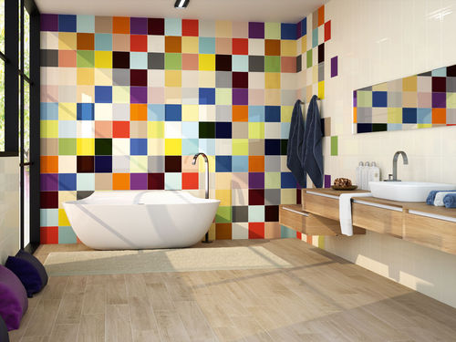 Ceramic tile - COLORS - APE - high-gloss / bathroom / floor