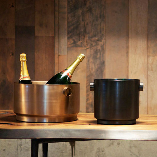 Stainless steel champagne bucket - RONDO - XLBoom - commercial