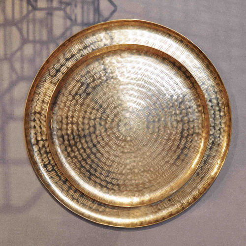 Brass serving tray - BALI  - XLBoom - for domestic use