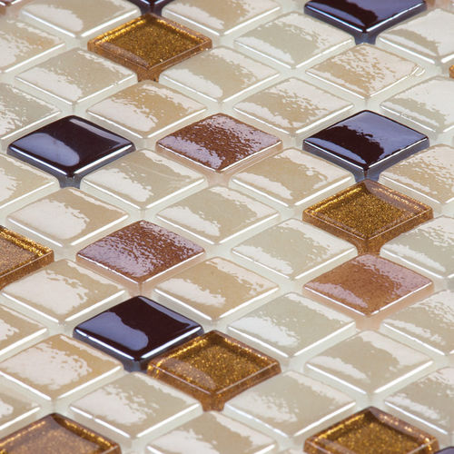 Glass mosaic tile - BASIC SERIES - BIEN SERAMIK - textured / indoor / wall