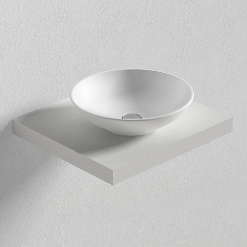 Countertop washbasin - HARMONY - BIEN SERAMIK - ceramic / with adjustable mirror / rectangular