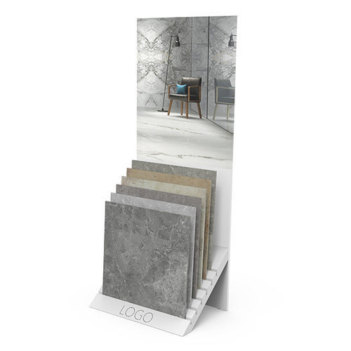 Metal tile display rack - BC080A - BORA CELIK - one-sided / panel / for shop