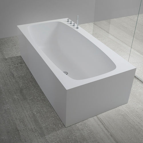 Free-standing bathtub - VASCAONEPLUS 03 - CASA BATH - composite / white